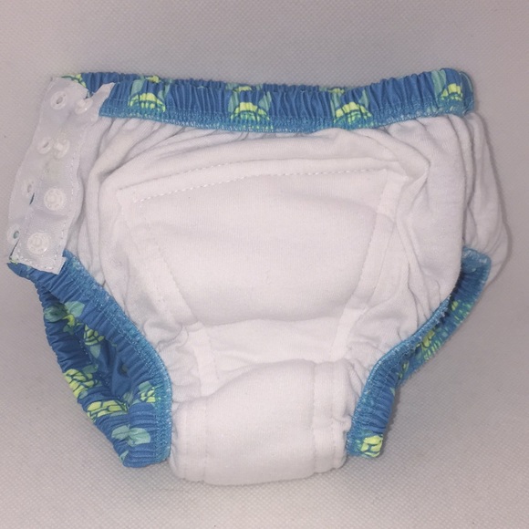 Sea Me Swim Reusable Swim Diaper Turtles Pattern Baby Infant Size 3-6 Months New - Picture 7 of 9